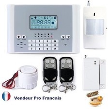 kit Alarme De Maison Sans Fil GSM SMS Appel Automatique Intrusion Garage Réserve