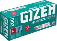 1000 TUBES Menthol EXTRA GIZEH