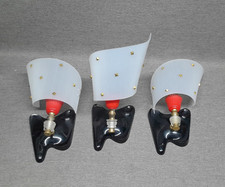 3 Appliques Perspex Murale