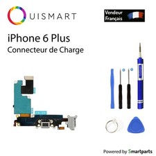 OuiSmart® Nappe jack écouteur + connecteur de charge iPhone 6 Plus Gris