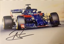photo signée Brendon Hartley