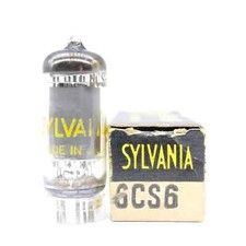 Tube 6CS6 SYLVANIA NOS NIB neuf 1 pièce en boîte générique