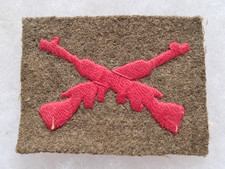 Un insigne tissu militaire