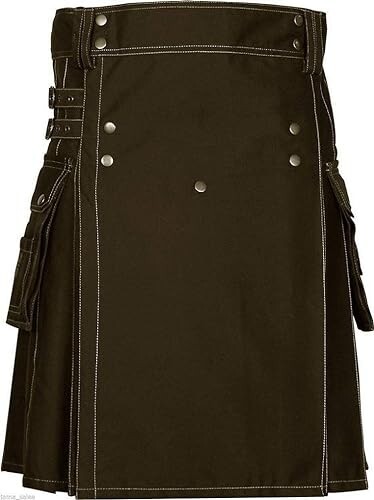Homme écossais marron coton - homme,
