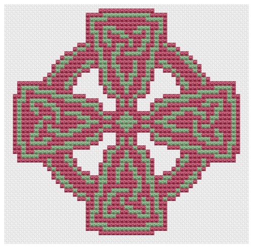 Kit broderie point croix - kit,