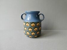 vase Art Deco, décor géométrique, plumes de paon, Elchinger fils, 1920-30