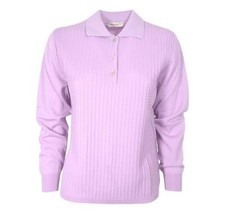 ELISABETTA B. Polo Femme Pure Laine Mérinos Art. 169 Couleur Rose 48