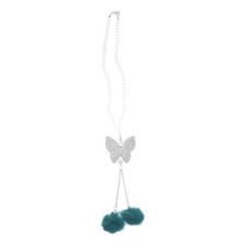 Métal Strass Papillon Boule Suspension Rétroviseur pour Konglanse