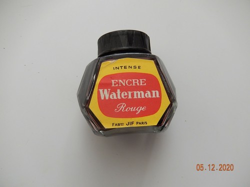 Ancien flacon encre waterman - ancien,