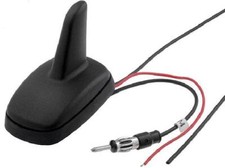 Antenne Aileron de requin AM FM GPS DIN Fils nus 12VDC RG174