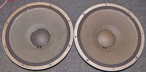 Paire unités woofer à - de,