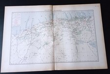 CARTE GEOGRAPHIQUE (1930) 60 X