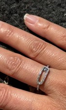 Bague Concept Messika Argent 925 et Zirconium Neuve