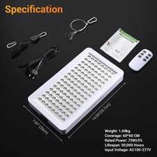 Lampe de culture LED pour plantes d'intérieur, légumes, fleurs, hydroponique