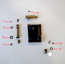 Kit essentiel réparation @ Briquet ST Dupont Ligne 2 / Gatsby @ gas Lighter
