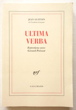 Ultima Verba - Jean Guitton /