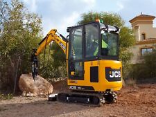 Autocollants De Décalque Pour Mini Digger JCB 15C-1