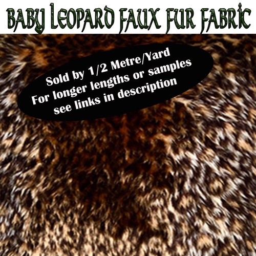 Léopard moelleux faux - léopard,