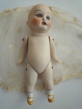 POUPEE PORCELAINE ANCIENNE  16 cm Tête Armand Marseille / Corps A.G LIMBACH