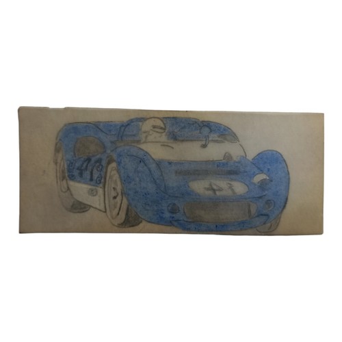Dessin ancien voiture - , de