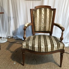 FAUTEUIL CABRIOLET EPOQUE DIRECTOIRE  FIN DU 18 EME SIECLE  BON ETAT 