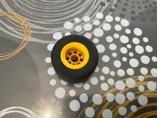 PLAYMOBIL RACING - Roue Arrière Jante Jaune Formule 1 3038 3603 3930