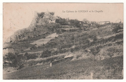 Cpa couzan le château - cpa,