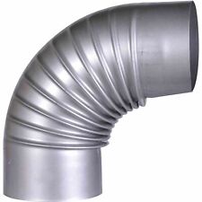 Coude De Tuyau De Four 90° Ø130Mm Poêle Foyer Bricoleur Tuyaux Neuf Top