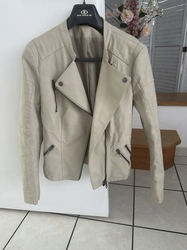 Only veste femme cuir - veste, beige