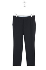 Pantalon droit en coton noir Leon & Harper M
