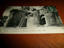 Ancienne CARTE POSTALE DINAN 22 les remparts et le château de la Duchesse ANNE