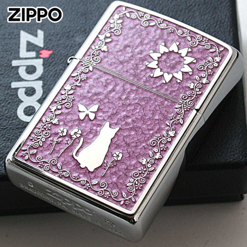 Briquet huile zippo chat - huile,