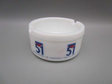 Cendrier publicitaire ancien " PASTIS 51 " opaline