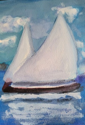 Aquarelle marine - aquarelle,
