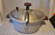 Rare Ancienne Cocotte Minute Seb Aluminium 10 Litres Ovale Avec Sa Soupape 