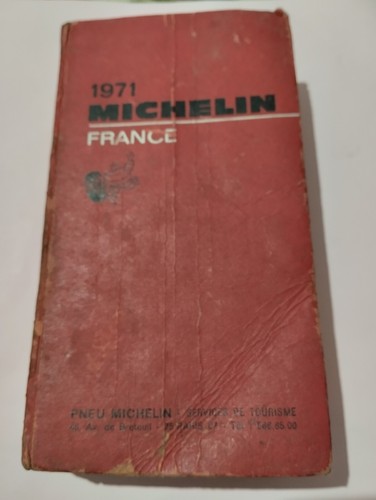 Guide michelin france - france, 1971