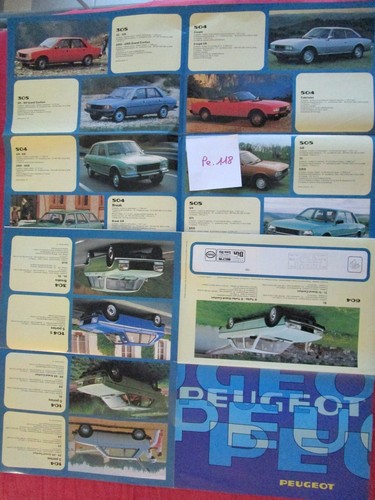 118 peugeot gamme 1980 - pe.118, :