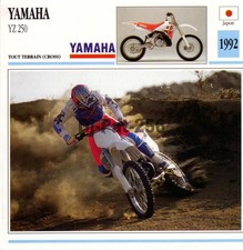 Fiche Moto : YAMAHA YZ 250
