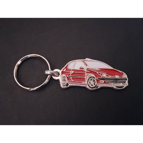 Porte clés profil peugeot - porte-clés,