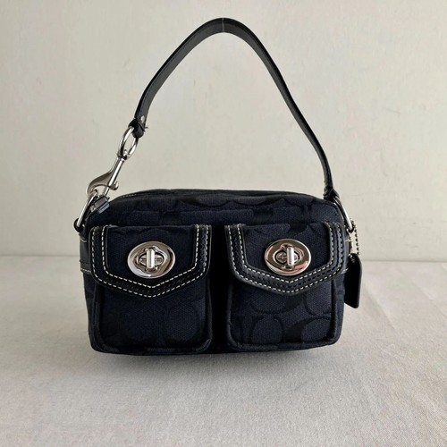 Mini sacoche noire coach y2k - noire,