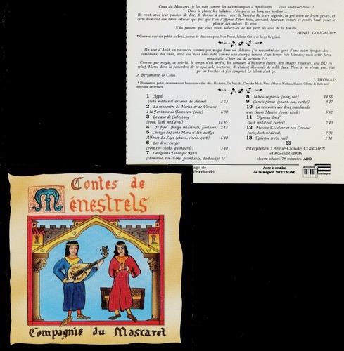 Contes menestrels - de,