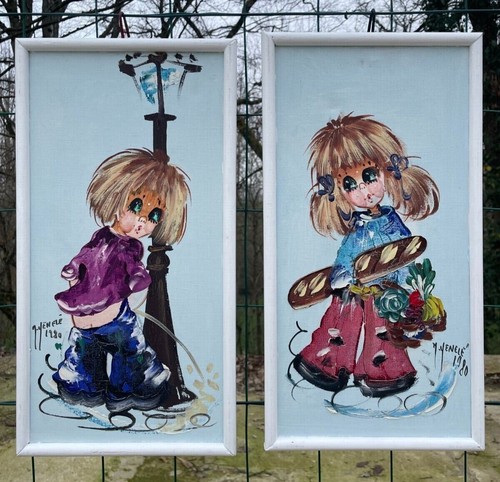 Tableaux signés poulbots - signés,