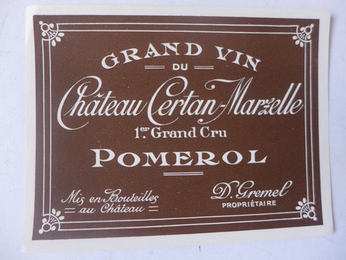 étiquette ancienne vin - étiquette,