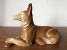 Faience st SAINT CLEMENT circa. 1950/1960 CHIEN  medium modèle BEL ETAT / Dog 