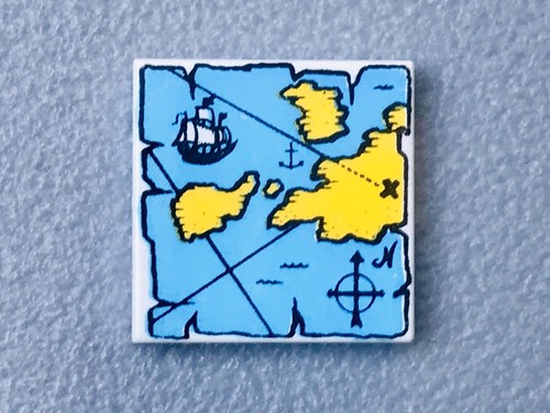 Carte au trésor - carte,