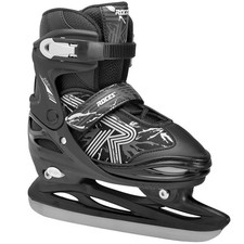 Roces Jokey Ice 3.0 Patins À Glace Pour Enfants Ajustables Noir/Blanc