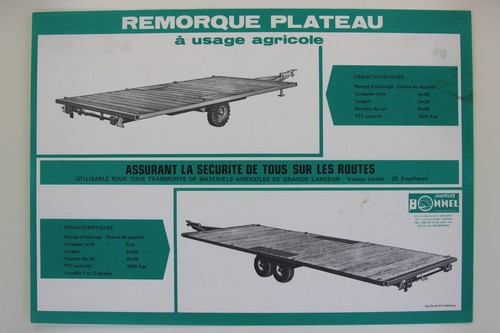 Prospectus remorques plateau - prospectus,