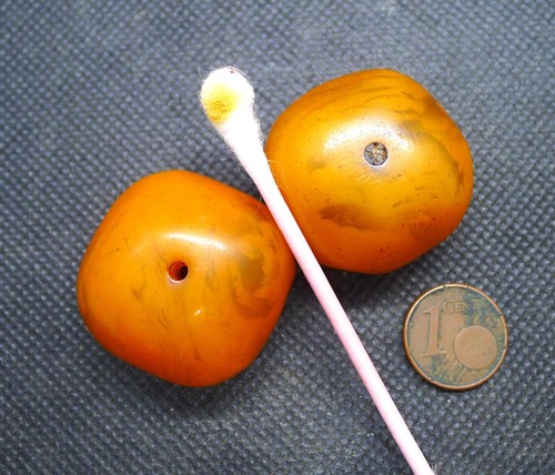 Lot perles bakelite - lot,