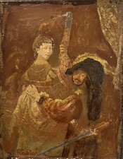 Tableau Peinture Huile Sur