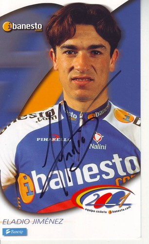 Cyclisme carte cycliste eladio - carte,